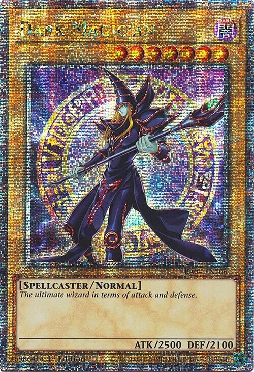 Dark Magician (8th Art) [RA04-EN106] Quarter Century Secret Rare | Deep Dive Games St. Marys