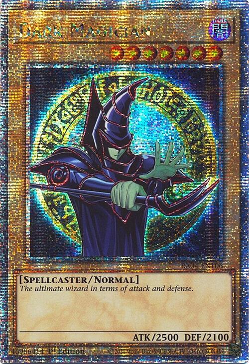 Dark Magician (9th Art) [RA04-EN106] Quarter Century Secret Rare | Deep Dive Games St. Marys