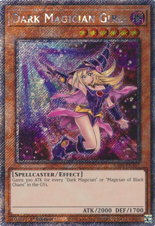 Dark Magician Girl (7th Art) [RA04-EN107] Platinum Secret Rare | Deep Dive Games St. Marys
