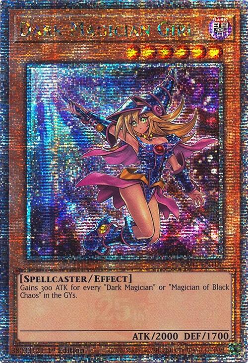 Dark Magician Girl (7th Art) [RA04-EN107] Quarter Century Secret Rare | Deep Dive Games St. Marys