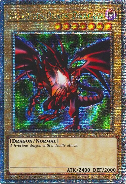 Red-Eyes Black Dragon (4th Art) [RA04-EN109] Quarter Century Secret Rare | Deep Dive Games St. Marys