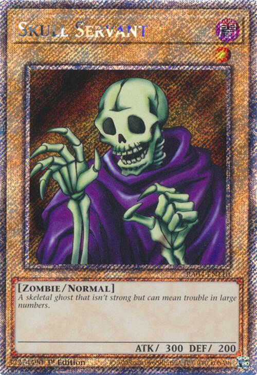 Skull Servant [RA04-EN110] Platinum Secret Rare | Deep Dive Games St. Marys