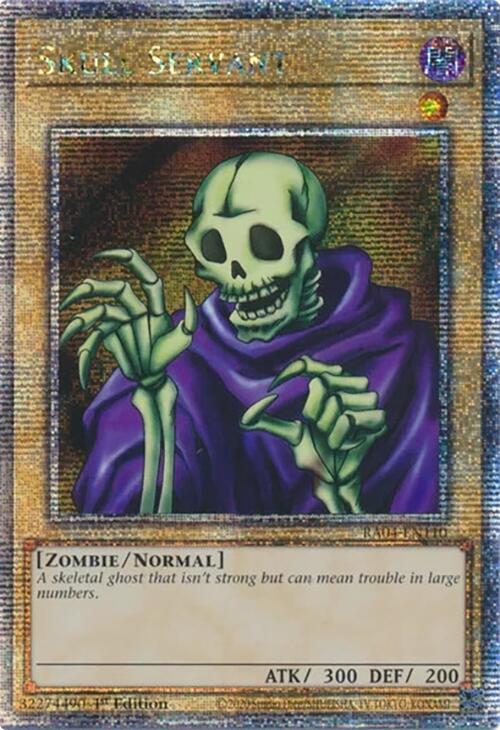 Skull Servant [RA04-EN110] Quarter Century Secret Rare | Deep Dive Games St. Marys