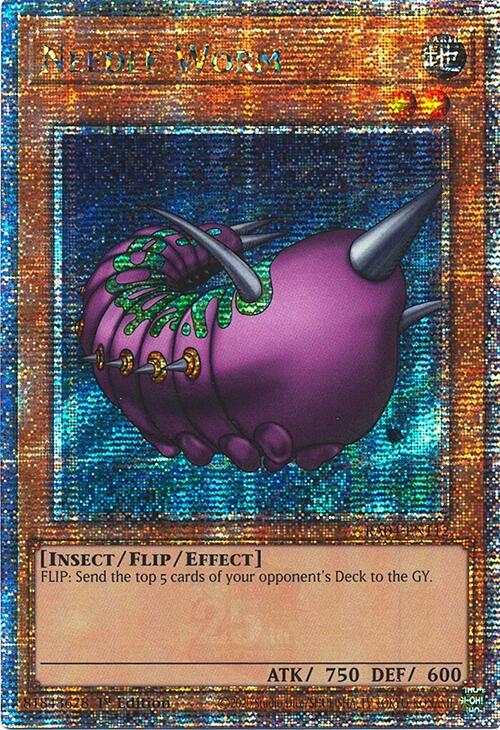 Needle Worm [RA04-EN112] Quarter Century Secret Rare | Deep Dive Games St. Marys