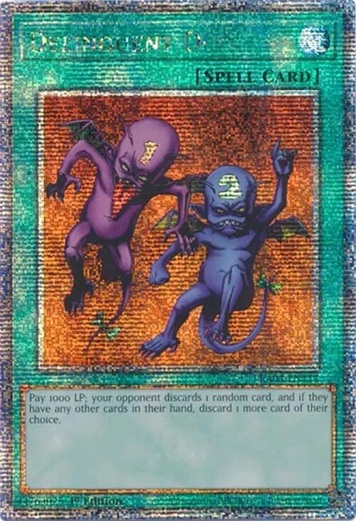 Delinquent Duo [RA04-EN114] Quarter Century Secret Rare | Deep Dive Games St. Marys