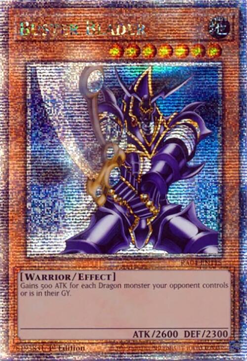 Buster Blader [RA04-EN115] Quarter Century Secret Rare | Deep Dive Games St. Marys