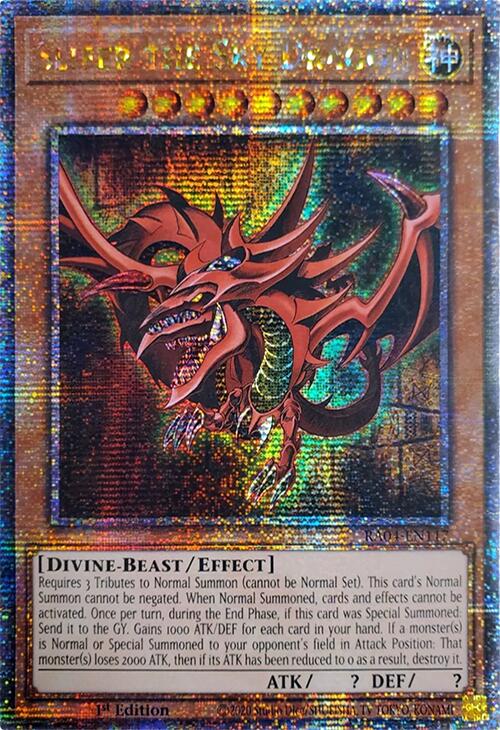 Slifer the Sky Dragon [RA04-EN117] Quarter Century Secret Rare | Deep Dive Games St. Marys