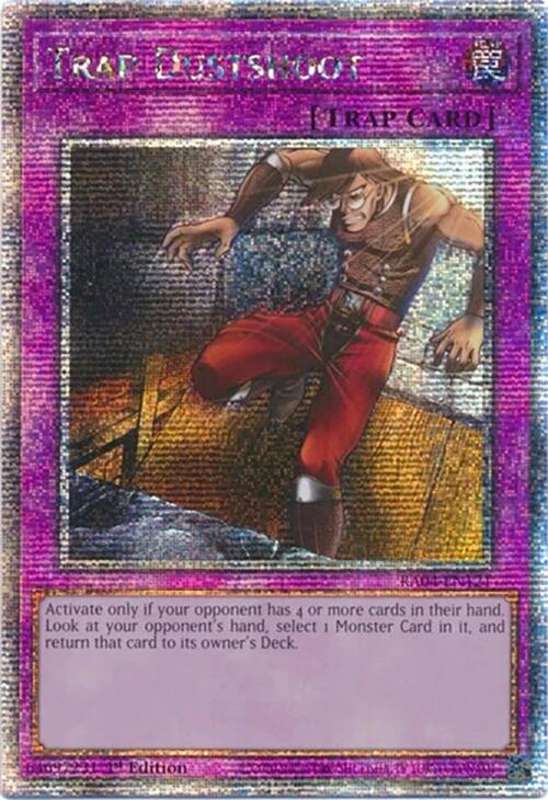 Trap Dustshoot [RA04-EN121] Quarter Century Secret Rare | Deep Dive Games St. Marys
