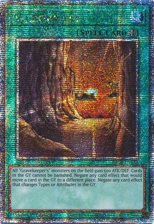 Necrovalley [RA04-EN122] Quarter Century Secret Rare | Deep Dive Games St. Marys