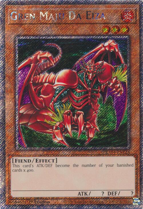 Gren Maju Da Eiza [RA04-EN124] Platinum Secret Rare | Deep Dive Games St. Marys