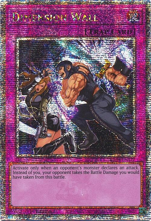 Dimension Wall [RA04-EN127] Quarter Century Secret Rare | Deep Dive Games St. Marys