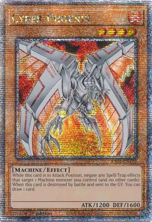 Cyber Phoenix [RA04-EN129] Quarter Century Secret Rare | Deep Dive Games St. Marys