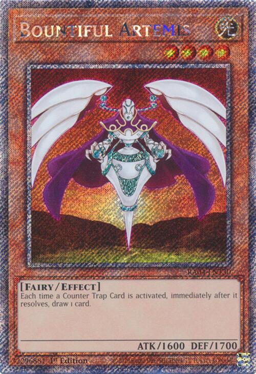 Bountiful Artemis [RA04-EN130] Platinum Secret Rare | Deep Dive Games St. Marys