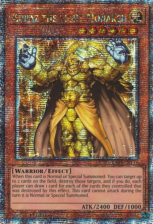 Kuraz the Light Monarch [RA04-EN133] Quarter Century Secret Rare | Deep Dive Games St. Marys