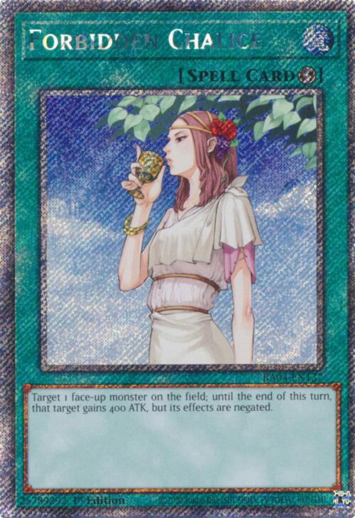 Forbidden Chalice [RA04-EN137] Platinum Secret Rare | Deep Dive Games St. Marys