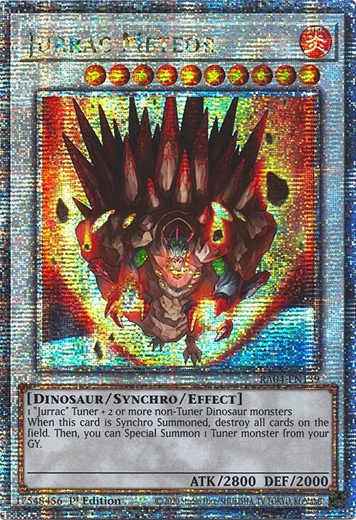 Jurrac Meteor [RA04-EN139] Quarter Century Secret Rare | Deep Dive Games St. Marys