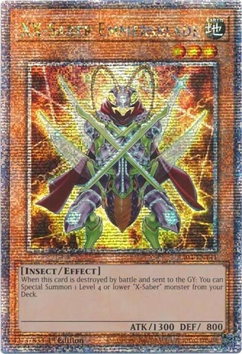 XX-Saber Emmersblade [RA04-EN141] Quarter Century Secret Rare | Deep Dive Games St. Marys