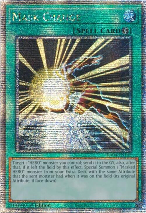 Mask Change [RA04-EN142] Quarter Century Secret Rare | Deep Dive Games St. Marys