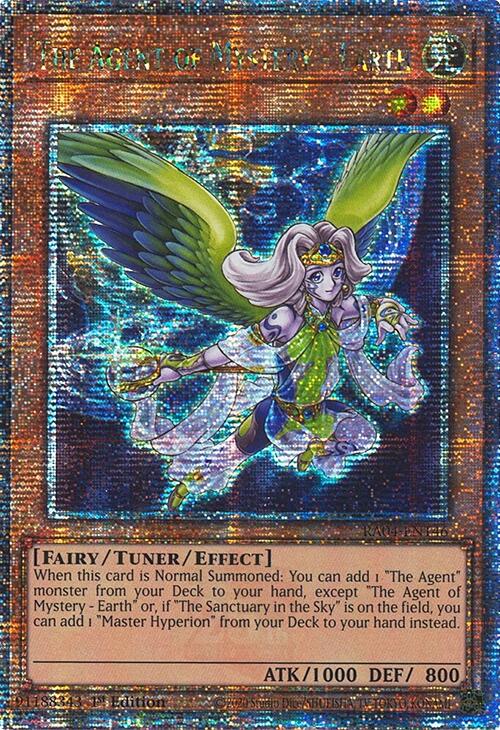 The Agent of Mystery - Earth [RA04-EN146] Quarter Century Secret Rare | Deep Dive Games St. Marys