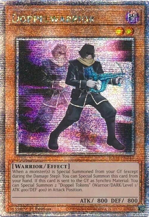 Doppelwarrior [RA04-EN147] Quarter Century Secret Rare | Deep Dive Games St. Marys