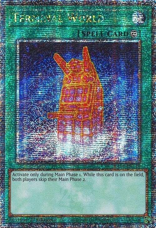 Terminal World [RA04-EN148] Quarter Century Secret Rare | Deep Dive Games St. Marys