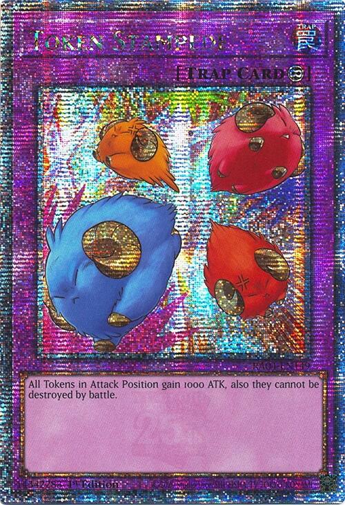 Token Stampede [RA04-EN149] Quarter Century Secret Rare | Deep Dive Games St. Marys