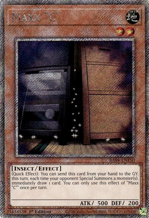 Maxx "C" [RA04-EN150] Platinum Secret Rare | Deep Dive Games St. Marys