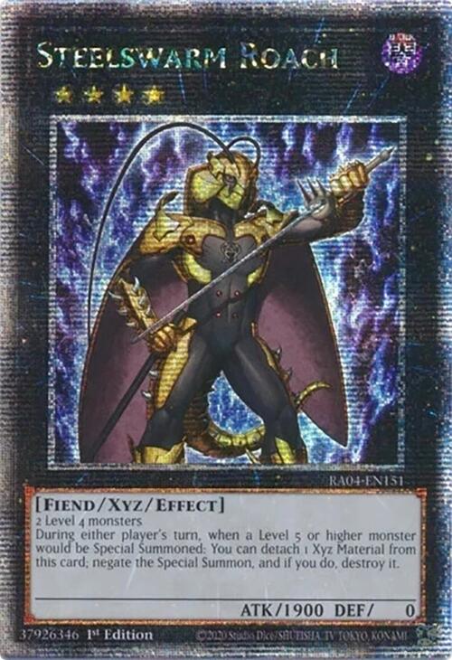 Steelswarm Roach [RA04-EN151] Quarter Century Secret Rare | Deep Dive Games St. Marys
