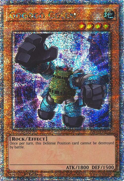 Gogogo Golem [RA04-EN152] Quarter Century Secret Rare | Deep Dive Games St. Marys