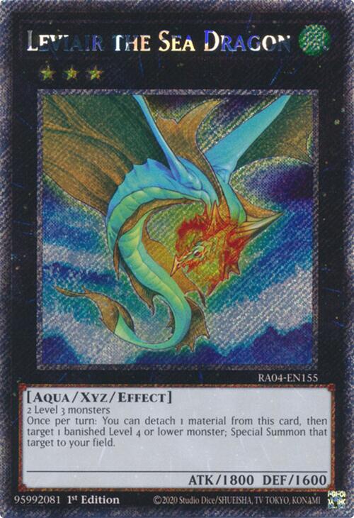 Leviair the Sea Dragon [RA04-EN155] Platinum Secret Rare | Deep Dive Games St. Marys