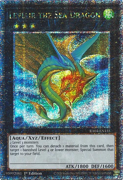Leviair the Sea Dragon [RA04-EN155] Quarter Century Secret Rare | Deep Dive Games St. Marys