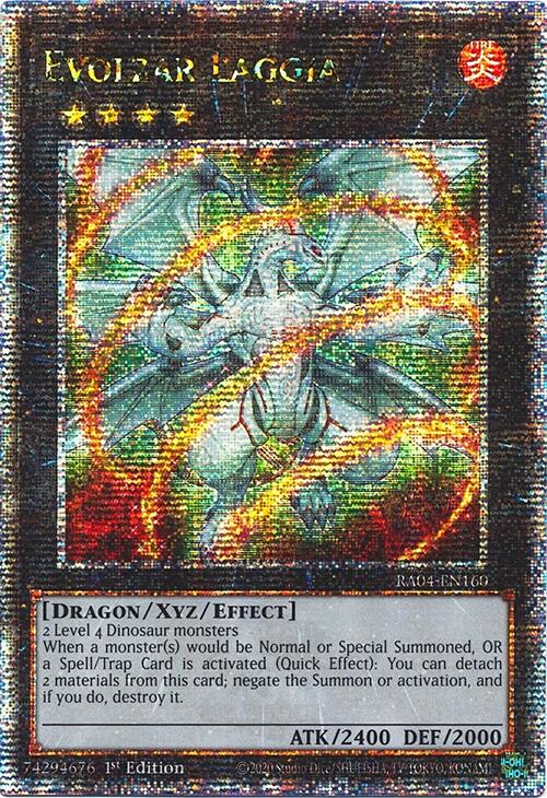 Evolzar Laggia [RA04-EN160] Quarter Century Secret Rare | Deep Dive Games St. Marys