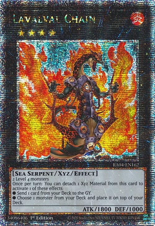 Lavalval Chain [RA04-EN162] Quarter Century Secret Rare | Deep Dive Games St. Marys