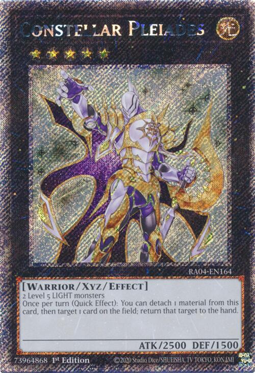 Constellar Pleiades [RA04-EN164] Platinum Secret Rare | Deep Dive Games St. Marys