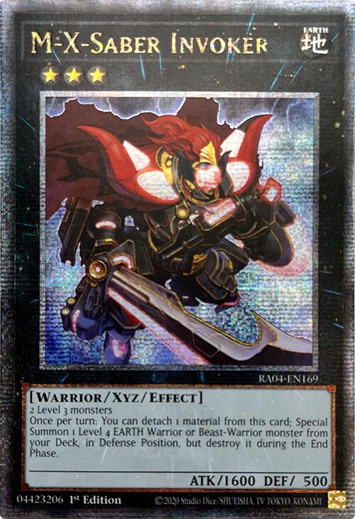 M-X-Saber Invoker [RA04-EN169] Quarter Century Secret Rare | Deep Dive Games St. Marys