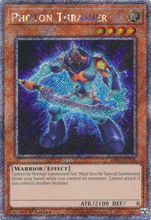 Photon Thrasher [RA04-EN170] Platinum Secret Rare | Deep Dive Games St. Marys