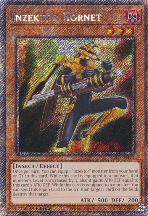 Inzektor Hornet [RA04-EN171] Platinum Secret Rare | Deep Dive Games St. Marys