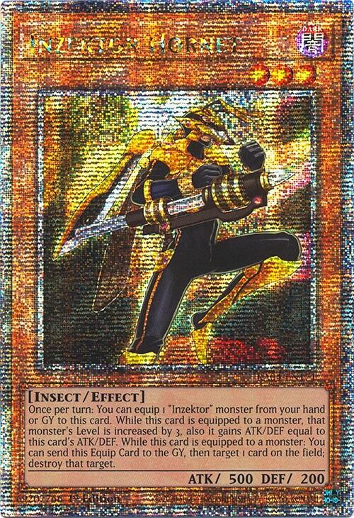 Inzektor Hornet [RA04-EN171] Quarter Century Secret Rare | Deep Dive Games St. Marys