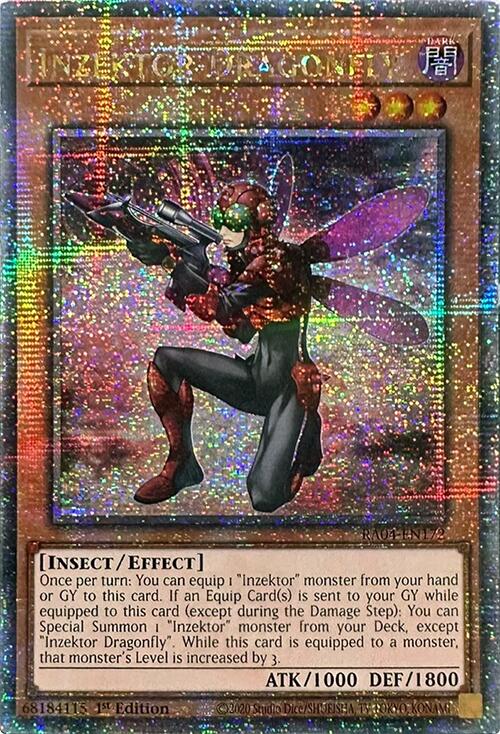 Inzektor Dragonfly [RA04-EN172] Quarter Century Secret Rare | Deep Dive Games St. Marys