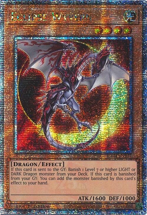 Eclipse Wyvern [RA04-EN177] Quarter Century Secret Rare | Deep Dive Games St. Marys