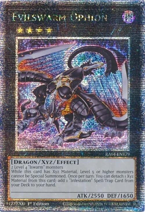 Evilswarm Ophion [RA04-EN179] Quarter Century Secret Rare | Deep Dive Games St. Marys
