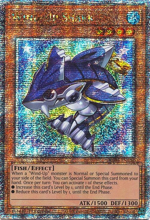 Wind-Up Shark [RA04-EN180] Quarter Century Secret Rare | Deep Dive Games St. Marys