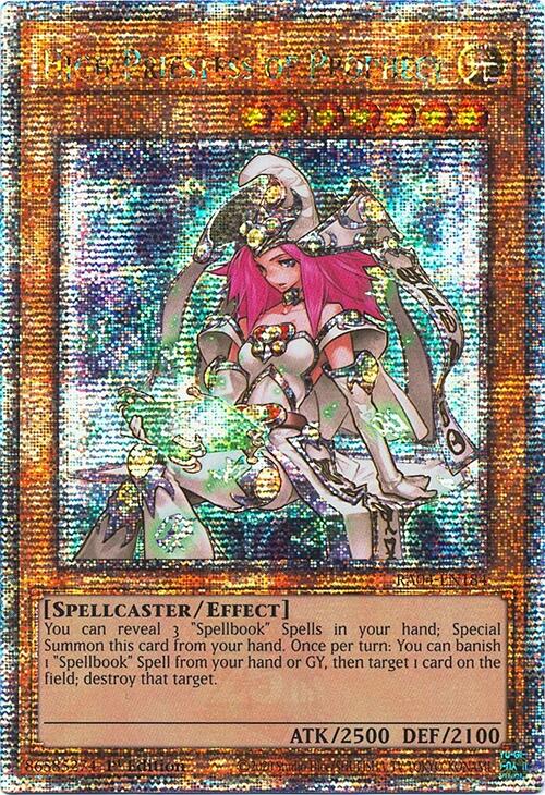High Priestess of Prophecy [RA04-EN184] Quarter Century Secret Rare | Deep Dive Games St. Marys