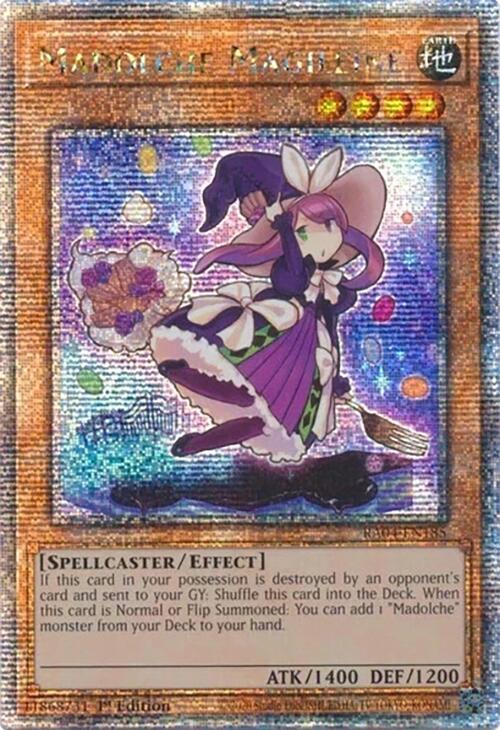 Madolche Magileine [RA04-EN185] Quarter Century Secret Rare | Deep Dive Games St. Marys