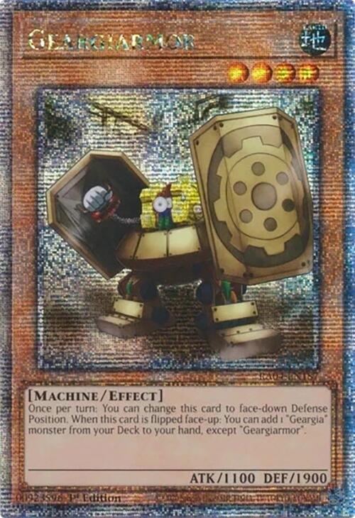 Geargiarmor [RA04-EN187] Quarter Century Secret Rare | Deep Dive Games St. Marys