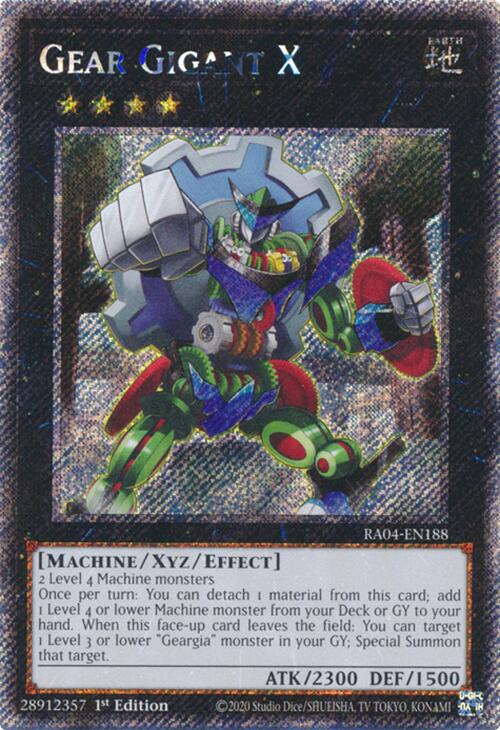 Gear Gigant X [RA04-EN188] Platinum Secret Rare | Deep Dive Games St. Marys