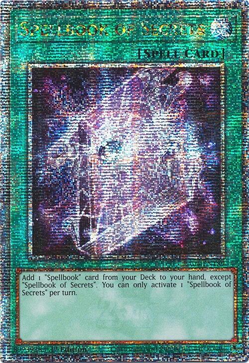 Spellbook of Secrets [RA04-EN189] Quarter Century Secret Rare | Deep Dive Games St. Marys