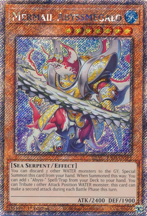 Mermail Abyssmegalo [RA04-EN191] Platinum Secret Rare | Deep Dive Games St. Marys