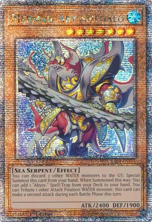 Mermail Abyssmegalo [RA04-EN191] Quarter Century Secret Rare | Deep Dive Games St. Marys