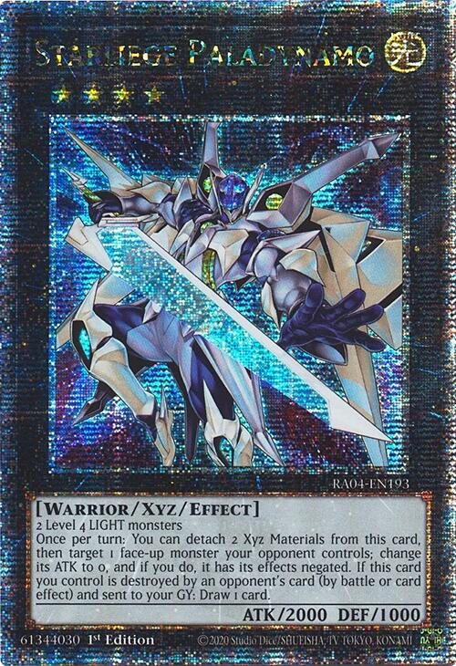Starliege Paladynamo [RA04-EN193] Quarter Century Secret Rare | Deep Dive Games St. Marys